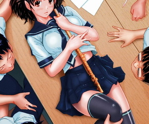 russian manga Kisaragi Gunma MissCon Kyousoukyoku -.., schoolgirl uniform , uncensored 