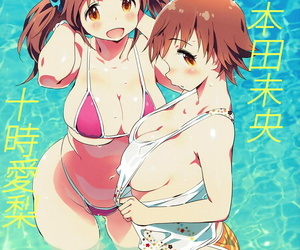  manga C92 Xpanda Zasha HONTOT THE IDOLM@STER.., airi totoki , mio honda , big breasts , schoolgirl uniform  swimsuit