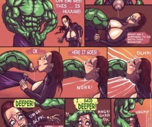  manga Hulk VS Black Widow, superheroes  comics