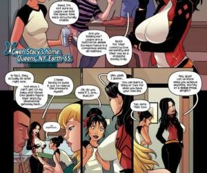  manga Spider Women, comics , superheroes  black & interracial