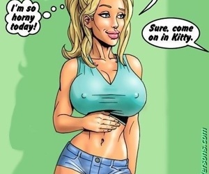  manga 2 Hot Blondes Hunt For Big Black Cocks, cheating , threesome  black & interracial