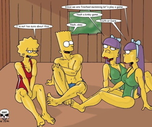  manga Simpsons - Tree House Fun, bart simpson , lisa simpson , blowjob , western  son
