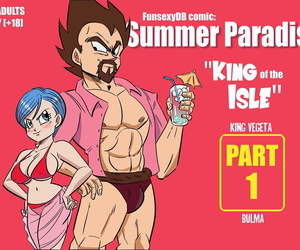  manga FunsexyDB Summer Paradise: King of the.., bulma briefs , king vegeta , western , sole female  incest