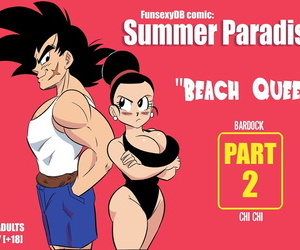  manga Summer Paradise Part 2, chi chi , bardock , western , big breasts  swimsuit