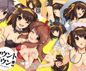  manga Countdown!! Haruhisky, haruhi suzumiya , mikuru asahina , bunny girl , pantyhose  swimsuit