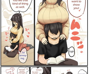 english manga Marushamo Onee-chan niwa Sakaraenai -.., big breasts , sole female 