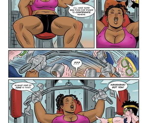  manga Laughing At The Gym, bondage , hentai  Interracial