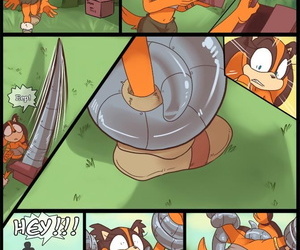  manga Kayla-Na A Present for Sticks Sonic.., sticks the badger , western , furry  robot