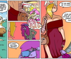  manga Princess Bubblegum And Fiona, hentai , threesome  adventure-time