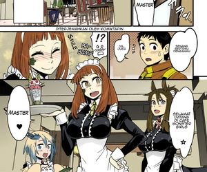  manga Kuroshiki Mon Cafe yori Ai o Komete -.., maid , big breasts  monster-girl